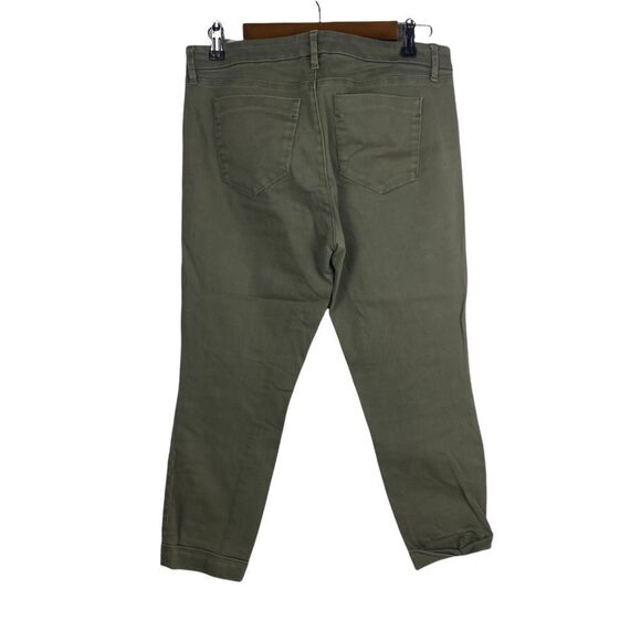 Loft Modern Skinny Ankle Olive Pant size 8P - Picture 2 of 5